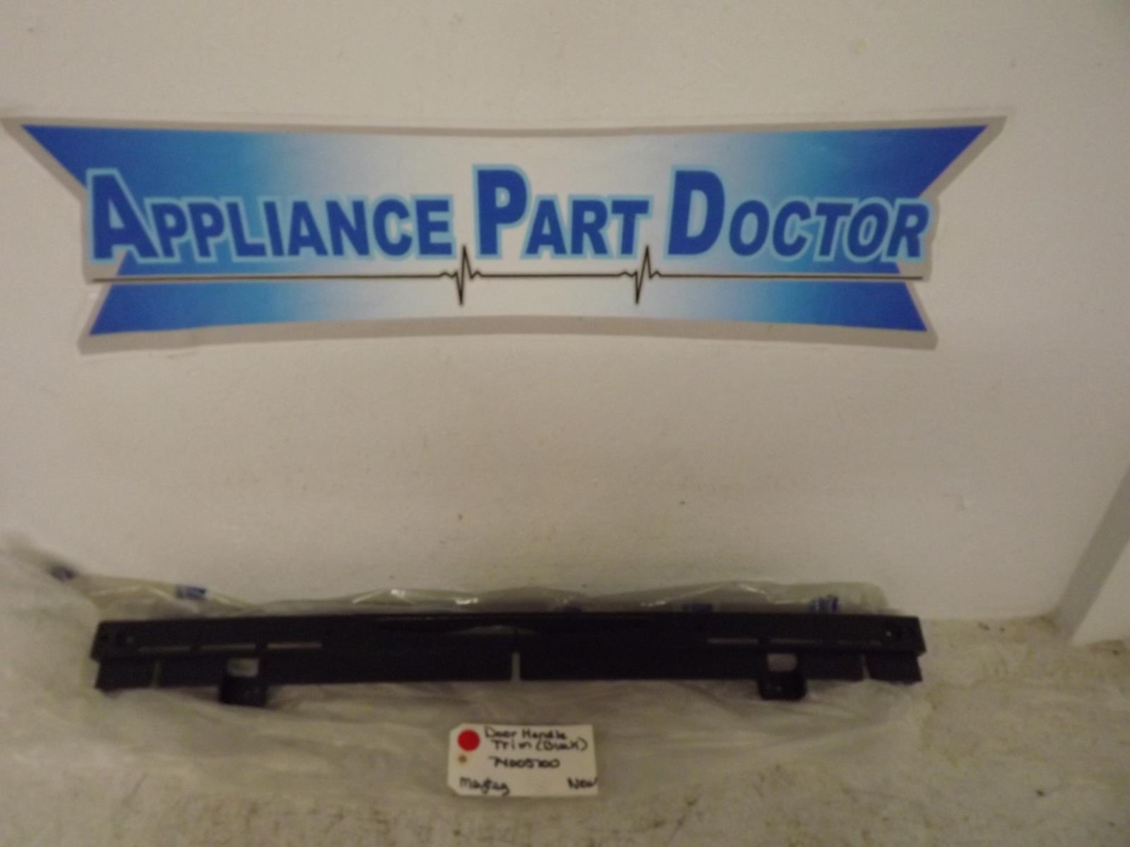 Maytag Range 74005700 Door Handle Trim Black New Maytag Range 74005700 Door Handle Trim Black New